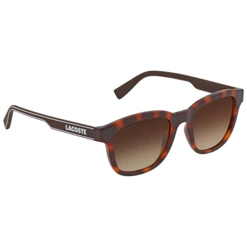LACOSTE Sunglasses Size 50mm 145mm 20mm Havana Brand New L966S-5020-230-50